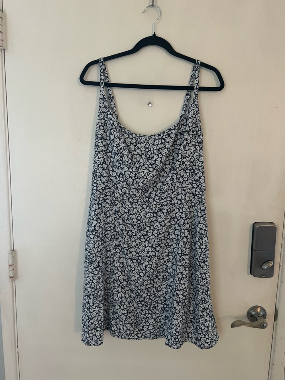 Old Navy Blue and White Floral Slip Dress